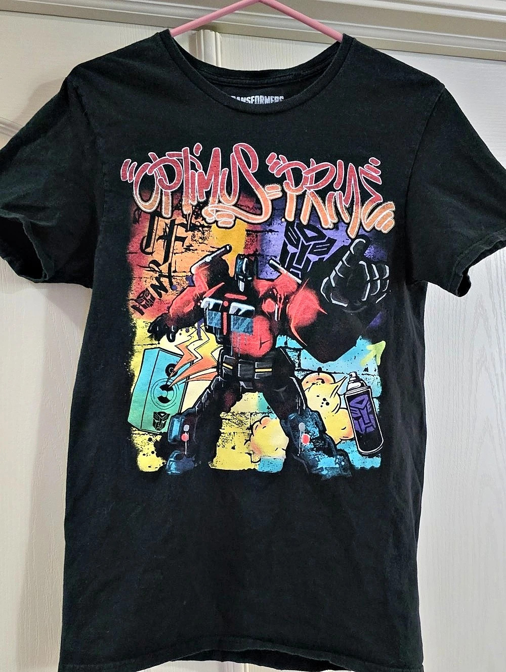 Transformers graphic tee in Black Size Medium Like New